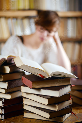 Photo: Thinking over Books Thinking over Books