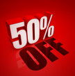 50 percent discount
