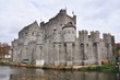 Photo: Gravesteen castle in Ghent, Belgium (panorama) Gravesteen castle in Ghent, Belgium (panorama)