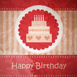 Birthday card with copy space