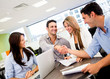 Business group at the office