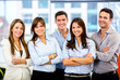 Happy business team