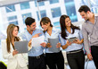 Business group at the office