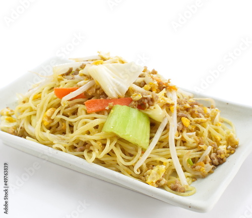 Photo: Chinese fried noodles Chinese fried noodles