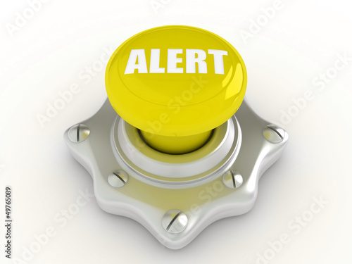 Illustration: Yellow alert button Yellow alert button