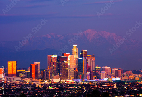 Photo: Los Angeles at night Los Angeles at night