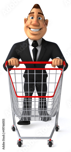 Illustration: Fun businessman Fun businessman