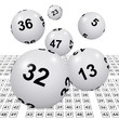 Grilles et boules de loto blanches