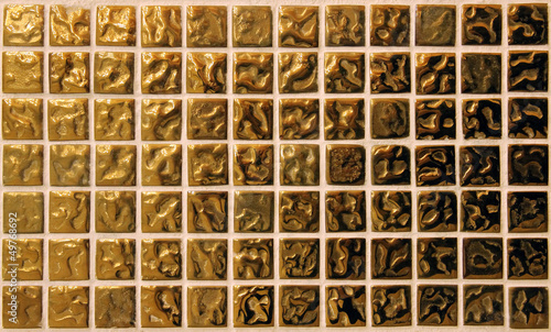 Photo: Abstract gold square pattern Abstract gold square pattern