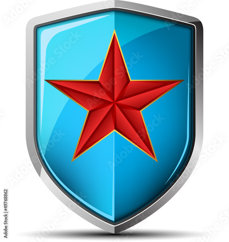 Illustration: Red Star Shield Red Star Shield