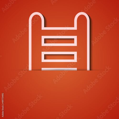 Vector: Vector background. Orange icon applique. Eps10 Vector background. Orange icon applique. Eps10