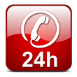 24h phone, vector button