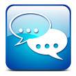 chat, blog - vector button