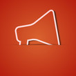Vector background. Orange icon applique. Eps10