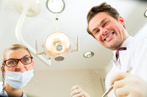 Photo: treatment at dentist from perspective of patient treatment at dentist from perspective of patient