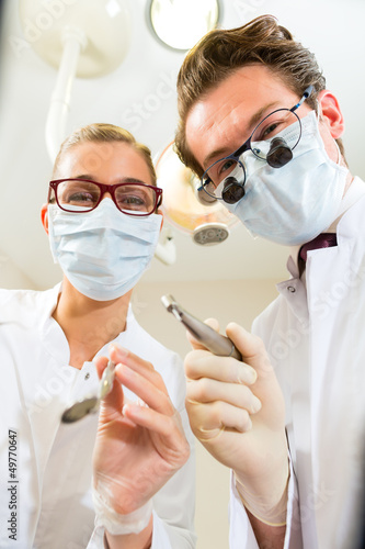 Photo: treatment at dentist from perspective of patient treatment at dentist from perspective of patient