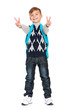 Boy with backpack