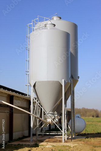Photo: Silos à grains Silos à grains