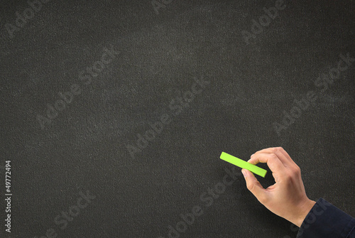 Photo: Leere Kreidetafel mit Textfreiraum für ihre Präsentation Leere Kreidetafel mit Textfreiraum für ihre Präsentation