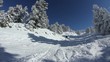 Skieuse en poudreuse