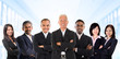 Asian business team in multiracial.