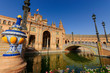 Famous Plaza de Espana, Sevilla, Spain