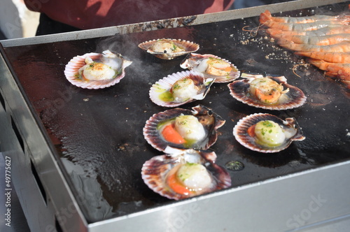 Photo: Coquilles st Jacques Coquilles st Jacques