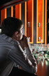 Sad Young Man at the Bar
