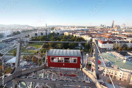 Photo: Panorama of the city of Vienna Panorama of the city of Vienna