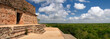 The panoramic view from one of the most beautiful pyramids in th