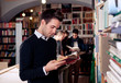 Photo: Reading book in library Reading book in library