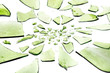 Shattered bottle