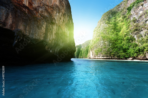 Photo: bay at Phi phi island in Thailand bay at Phi phi island in Thailand