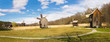 Windmill park panorama, Astra Park, Sibiu, Transylvania, Romania