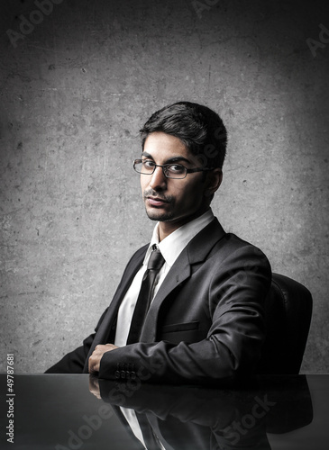 Photo: serious man serious man