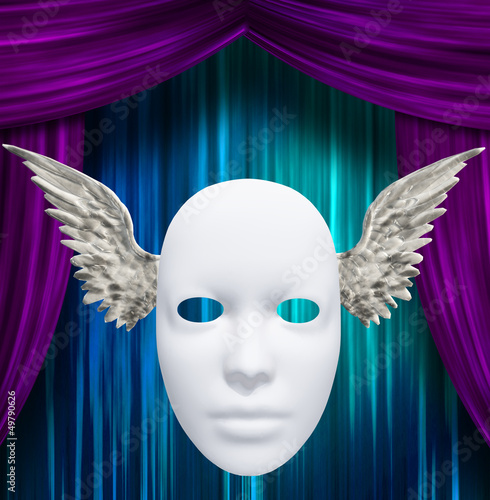 Illustration: Winged Mask Winged Mask
