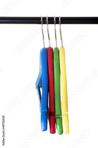 Photo: Wood hangers Wood hangers