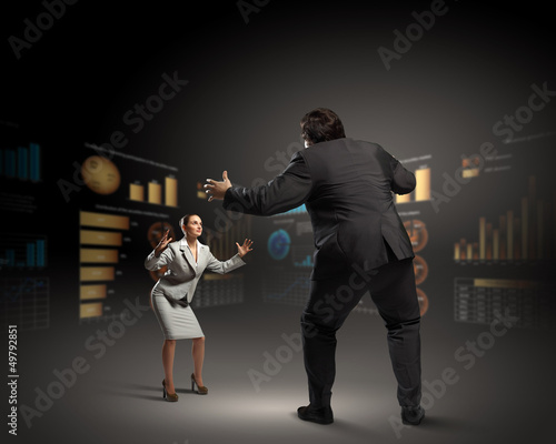 Photo: Business dispute Business dispute