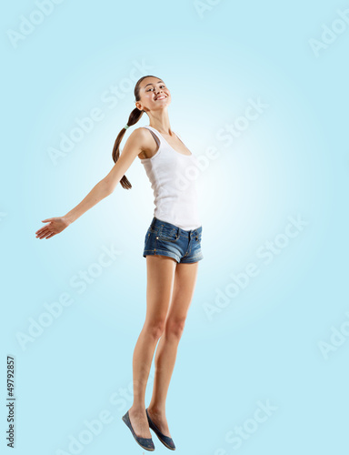 Photo: Modern style dancer posing Modern style dancer posing