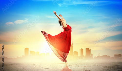 Photo: Female ballet dancer Female ballet dancer