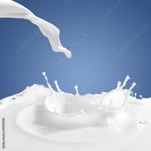 Photo: Pouring milk splash Pouring milk splash