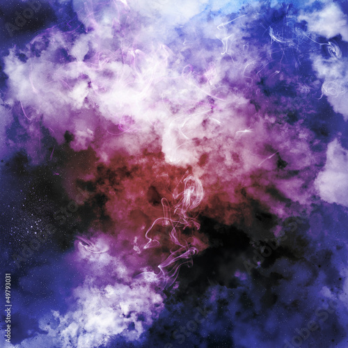 Illustration: Cosmic clouds of mist Cosmic clouds of mist