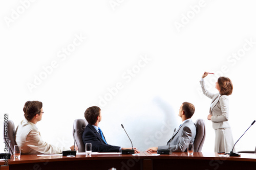 Photo: Business presentation Business presentation
