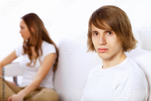 Photo: Young couple in conflict Young couple in conflict