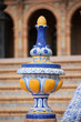 Azulejo Glazed Finial