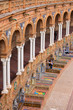 Plaza de Espana Colonnade in Seville