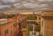 Rome - Street view from Pincio promenade near Piazza di Spagna