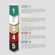 Arrows steps design template