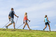 Beim Nordic Walking