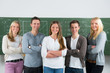 selbstbewußte schülergruppe